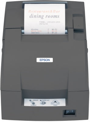 Epson TM-U220B Dot Matrix Receipt Printer, 6lps, USB, cutter, ESC/POS - Black