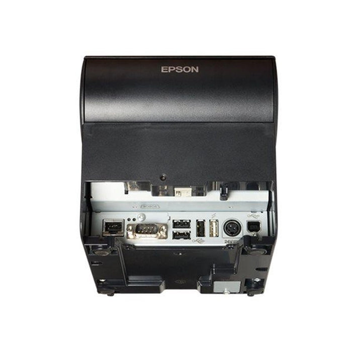 Epson TM-T88VI, POS Receipt Printer, 180 DPI, 300 mm/sec, USB, RS232, Parallel, Ethernet, WiFi And Bluetooth Interface