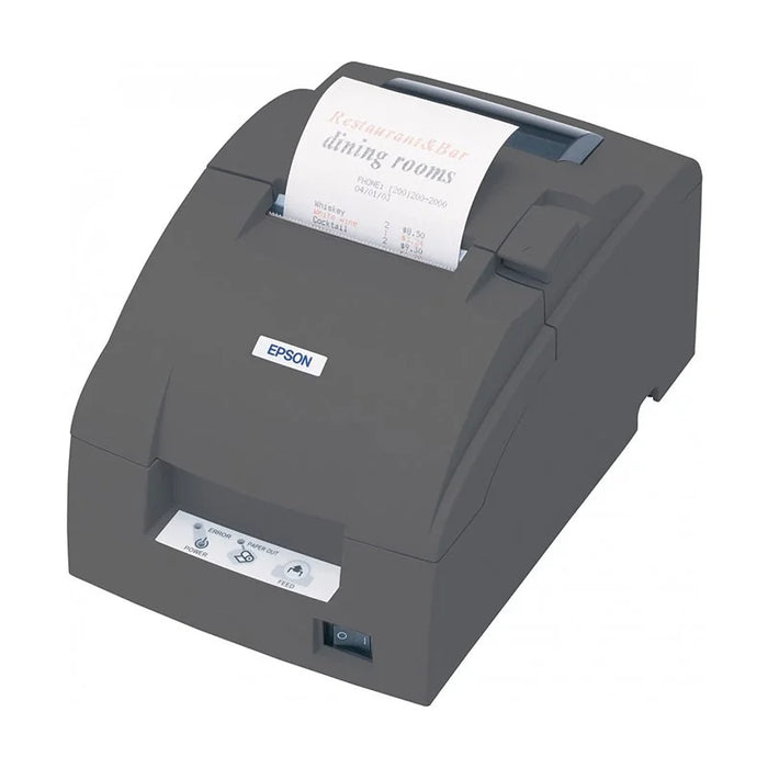Epson TM-U220B Dot Matrix Receipt Printer, 6lps, USB, cutter, ESC/POS - Black