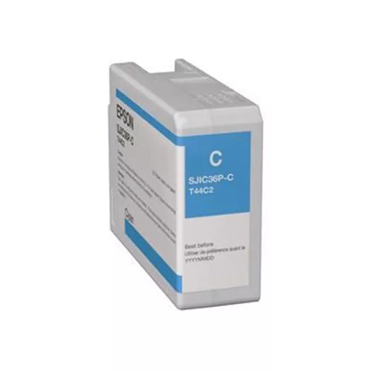 Epson Ink cartridge for ColorWorks C6500/C6000 (Cyan) - SJIC36P-C